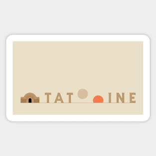 Tatooine Sunset Sticker